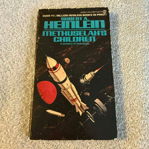 Signet Methuselah's Children Science Fiction Book Black Blue